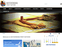 Tablet Screenshot of batchewana.ca